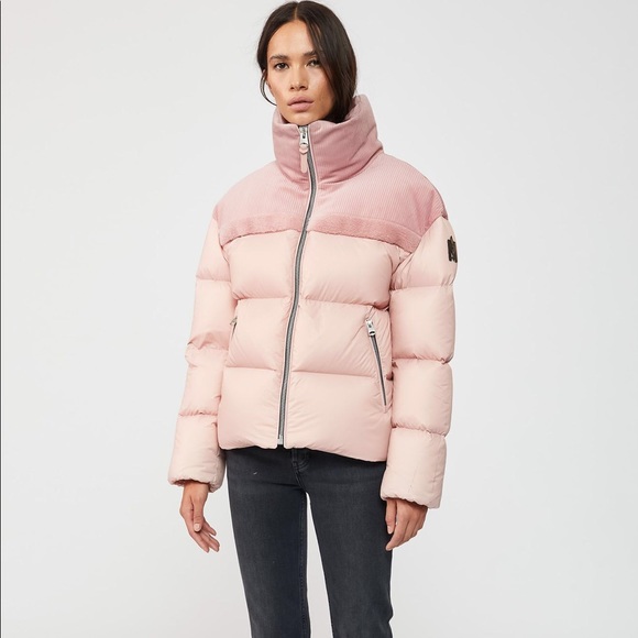 pink mackage coat